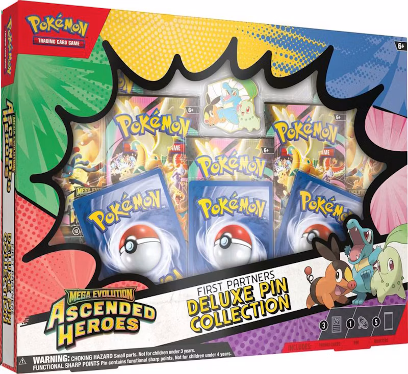 2026 Pokemon Mega Evolution Ascended Heroes Deluxe Pin Collection Box