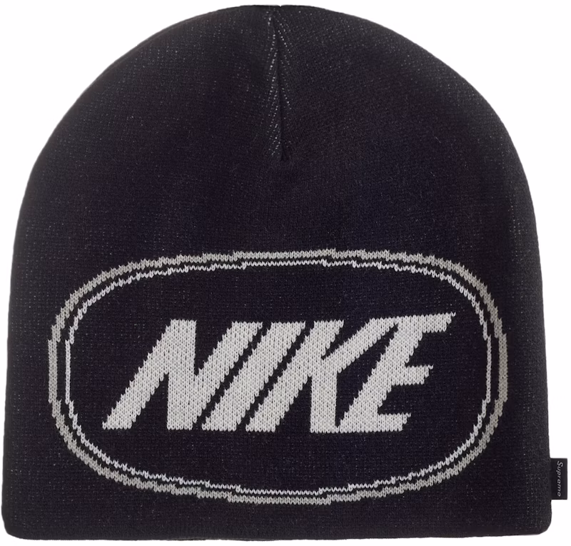 Supreme Nike Oval Beanie (FW26) Black