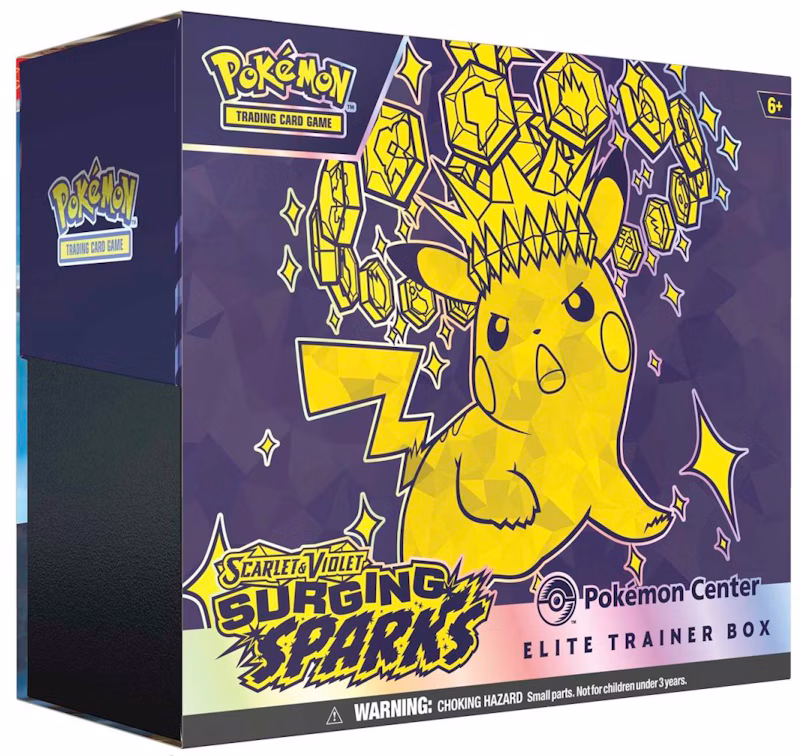 Pokémon Scarlet & Violet Surging Sparks Pokemon Center Elite Trainer Box