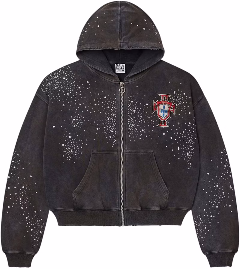 Vale Forever Pluto Cluster Zip Up Hoodie Black