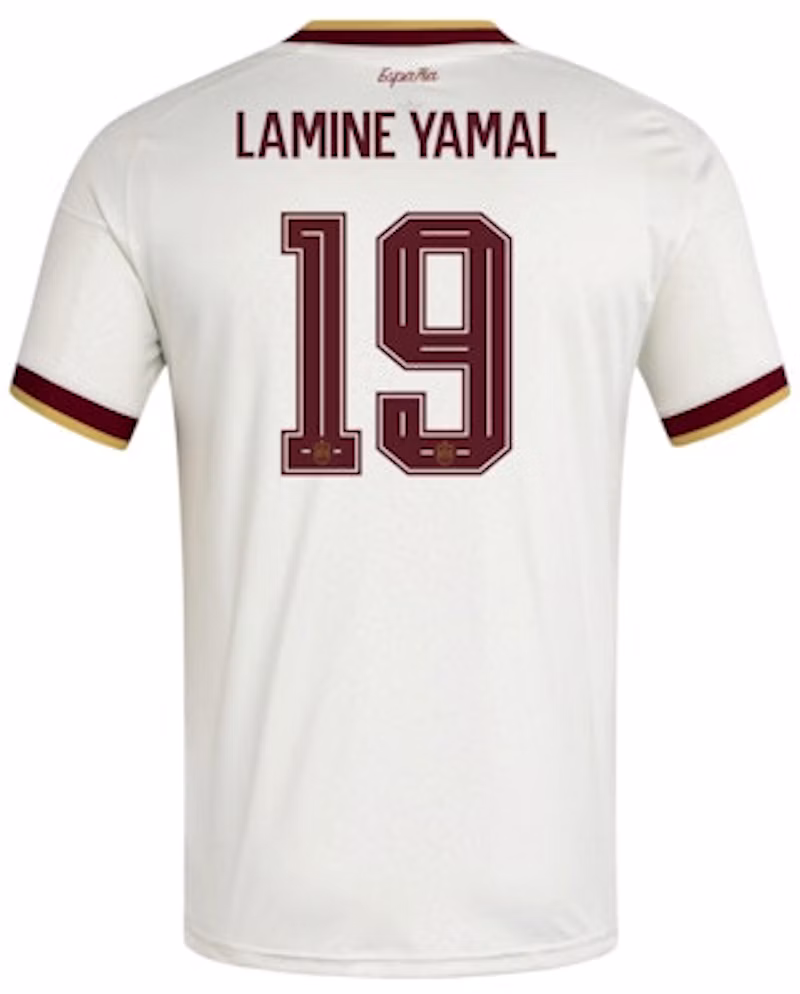 adidas Spain 26 Away Yamal Jersey Off White