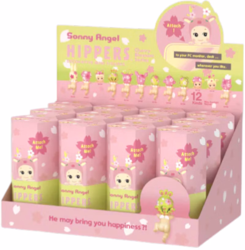Sonny Angel HIPPERS Cherry Blossom Series Sealed Case (12 Blind Box)