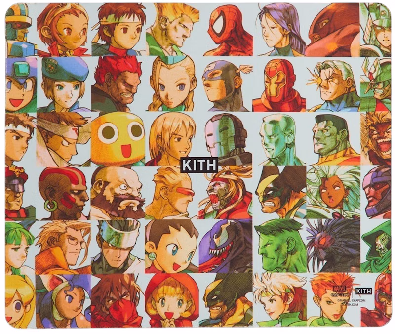 Kith x Marvel Capcom Mouse Pad Blue