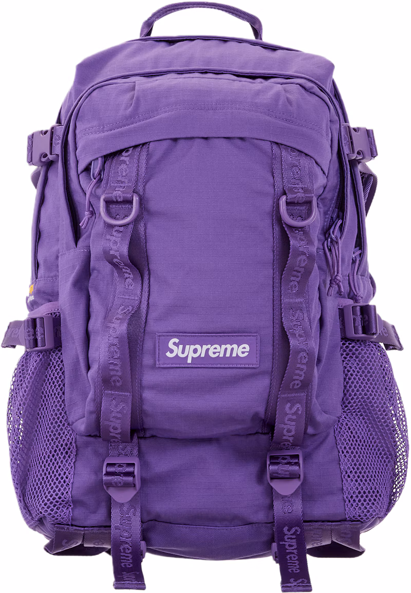 Supreme Logo Backpack (SS26) Purple