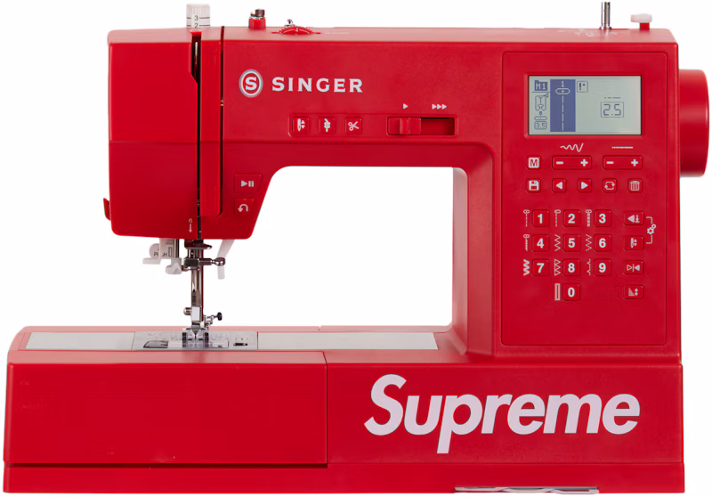 Supreme SINGER SP68 Computerized Sewing Machine (US Plug) Red
