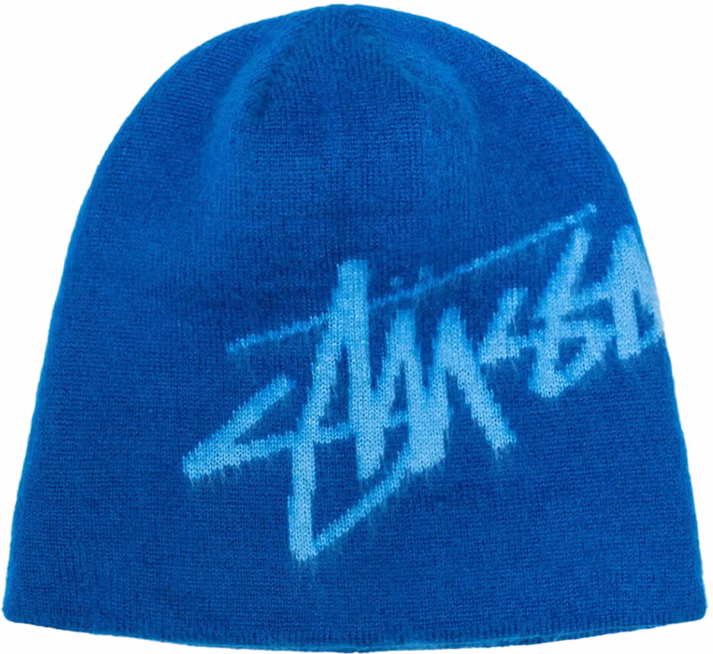 Stussy Brushed Out Stock Skullcap Blue