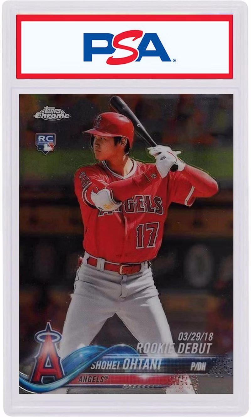 2018 Topps Chrome Update HMT32 Shohei Ohtani (PSA or BGS Graded)