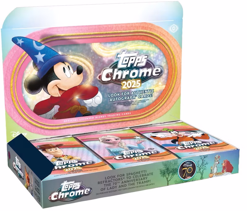 2025 Topps Chrome Disney Hobby Box