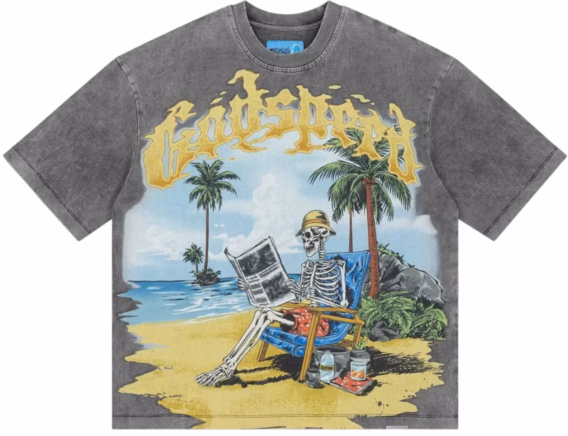 Godspeed Skeleton Beach II NG T-shirt Grey Wash
