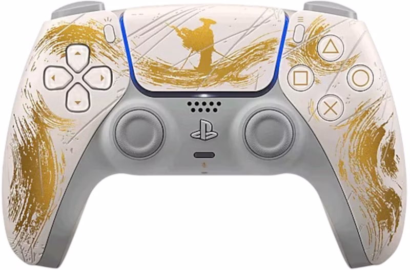 Sony Playstation PS5 DualSense Ghost of Yotei Gold Limited Edition