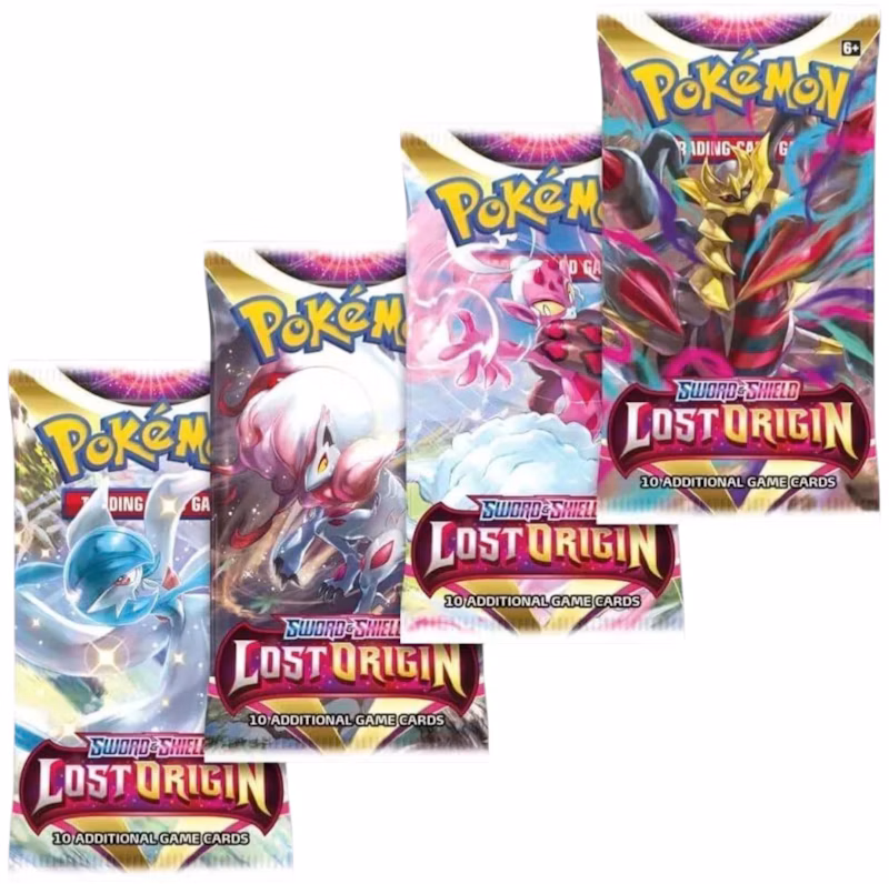 Pokémon Sword & Shield Lost Origin Booster Pack 4x Lot (Artwork May Vary)