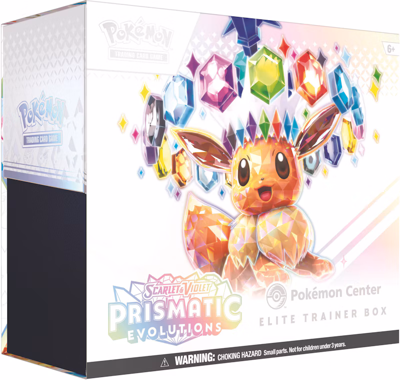 Pokémon Scarlet & Violet Prismatic Evolutions Pokemon Center Elite Trainer Box