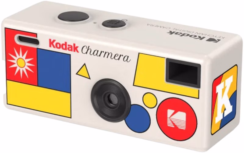 Kodak CHARMERA Digital Camera Keychain White