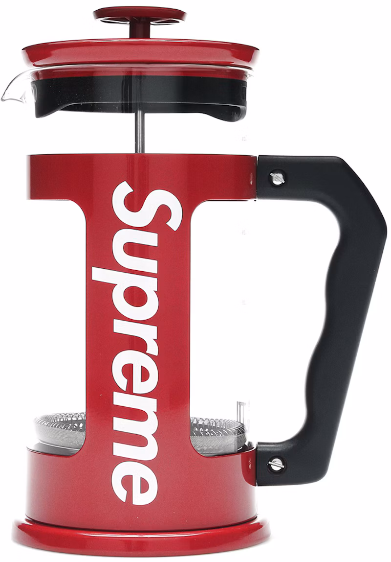 Supreme Bialetti 8 Cup French Press Red