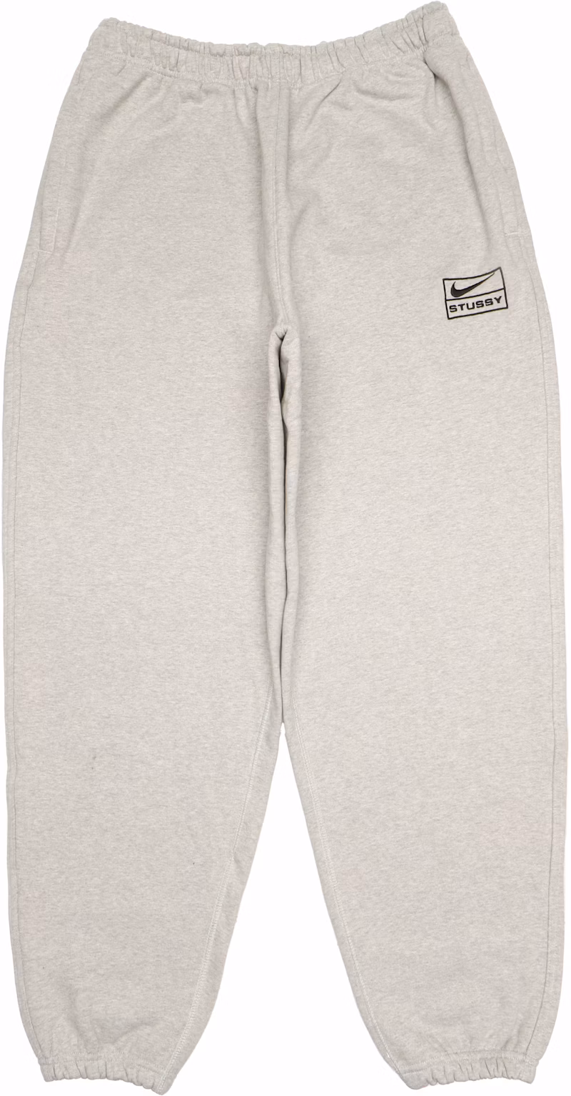 Stussy x Nike NRG BR Fleece Sweatpants (FW23) Grey Heather
