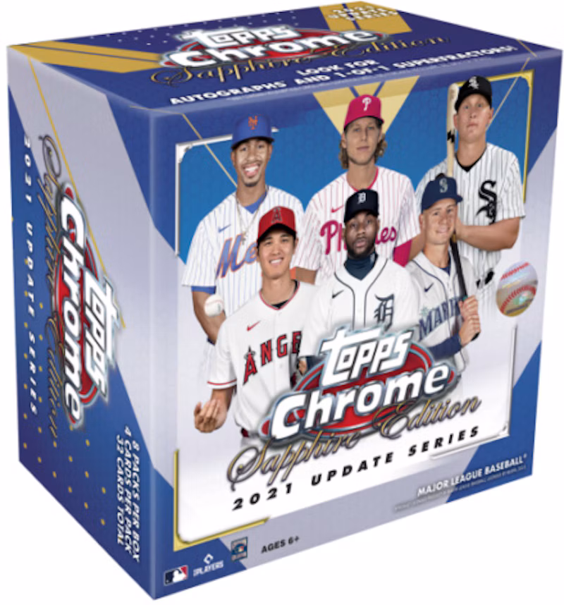 2021 Topps Chrome Update Sapphire Edition Baseball Box