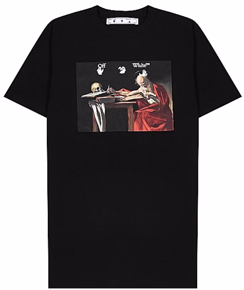 OFF-WHITE Slim-Fit Caravaggio T-shirt Black