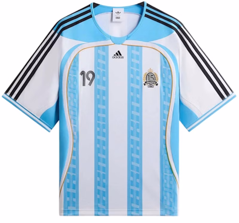 Kith x adidas Messi Football Jersey Blue/White