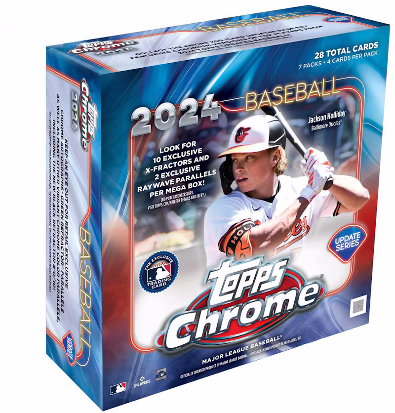 2024 Topps Chrome Update Series Baseball Mega Box