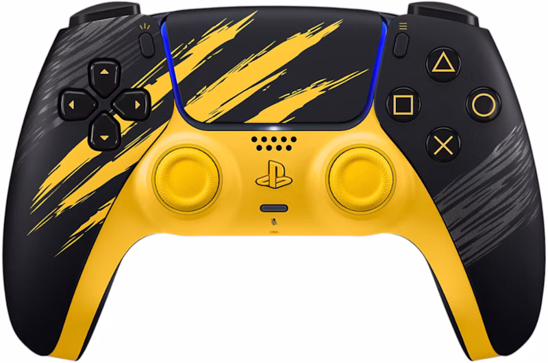 Sony PS5 DualSense Wireless Controller Marvel Wolverine Battle Yellow Limited Edition Yellow