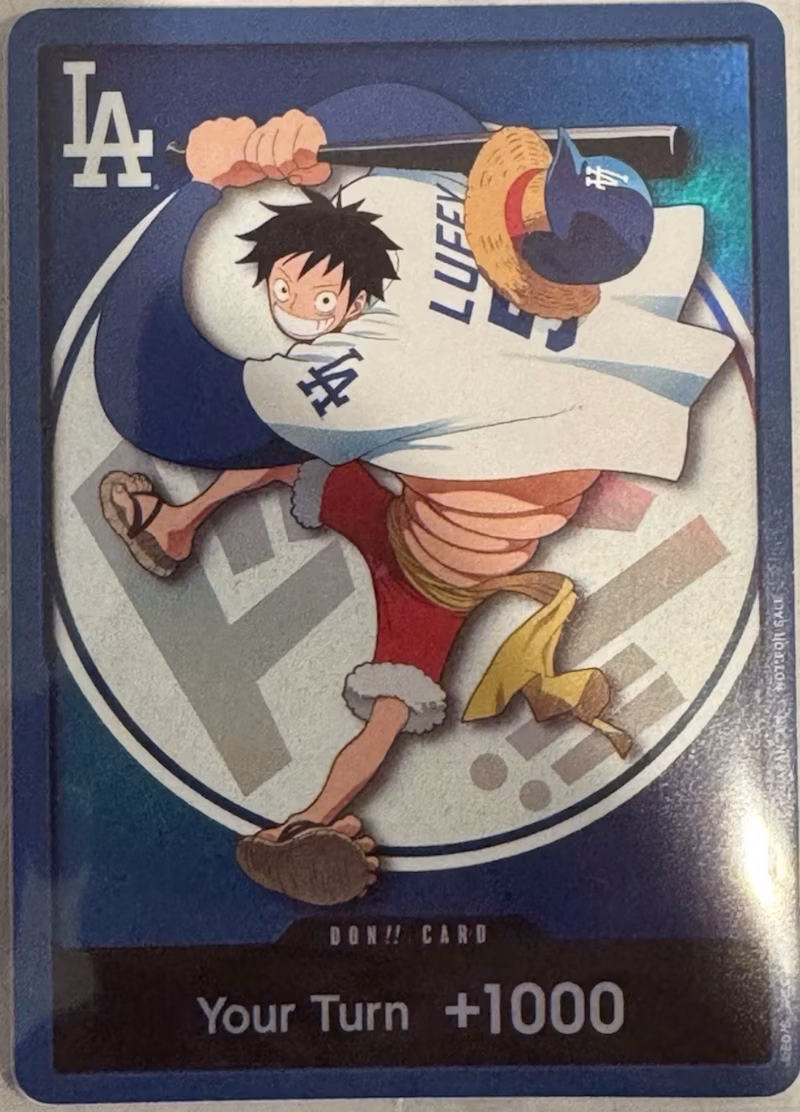 2026 One Piece LA Dodgers DON!! Promo Ungraded