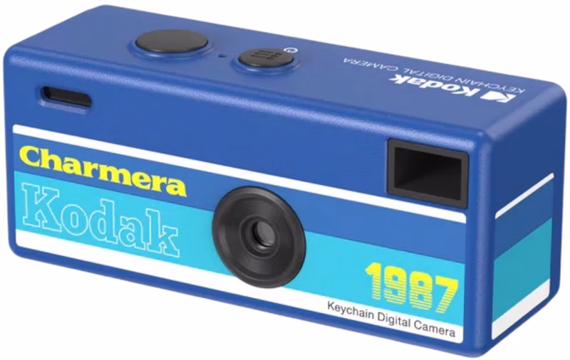 Kodak CHARMERA Digital Camera Keychain Blue