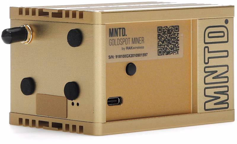 MNTD Helium Goldspot Miner (Limited Edition) 915 MHz US Plug