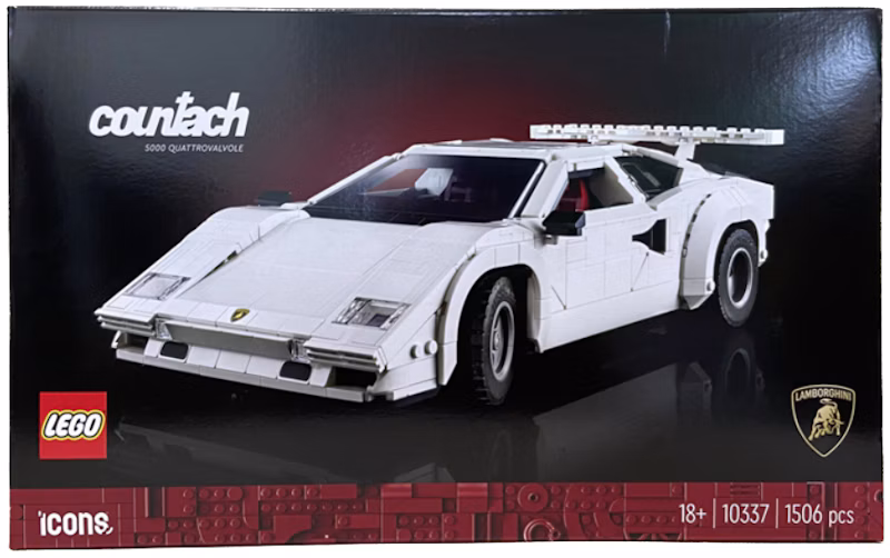 LEGO Icons Lamborghini Countach 5000 Quattrovalvole Set 10337