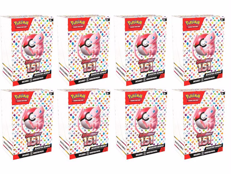 Pokémon TCG Scarlet & Violet 151 6pk Booster Bundle 8x Lot