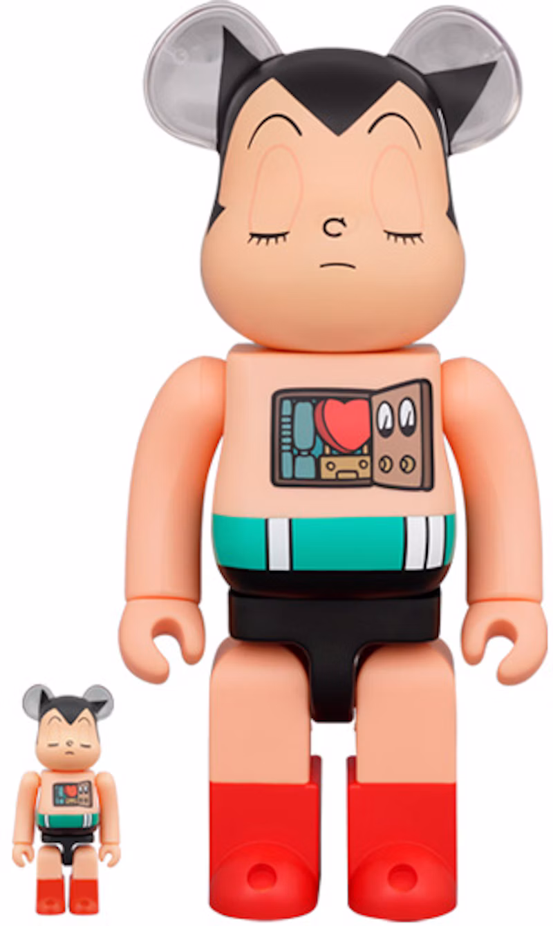 Bearbrick Astro Boy Sleeping Ver. 100% & 400% Set