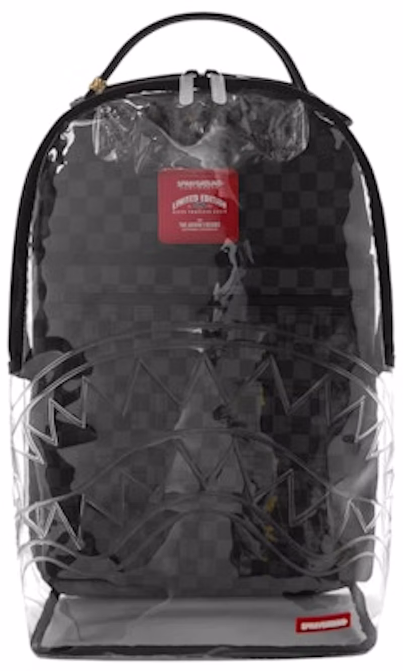 Sprayground Clear DLX Checked Out Backpack Clear