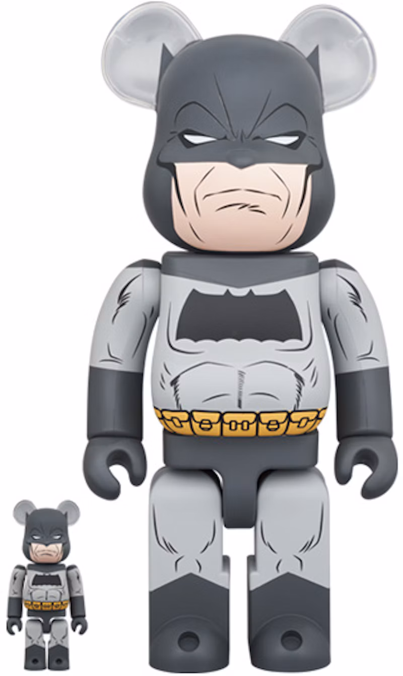 Bearbrick Batman The Dark Knight Returns 100% & 400% Set