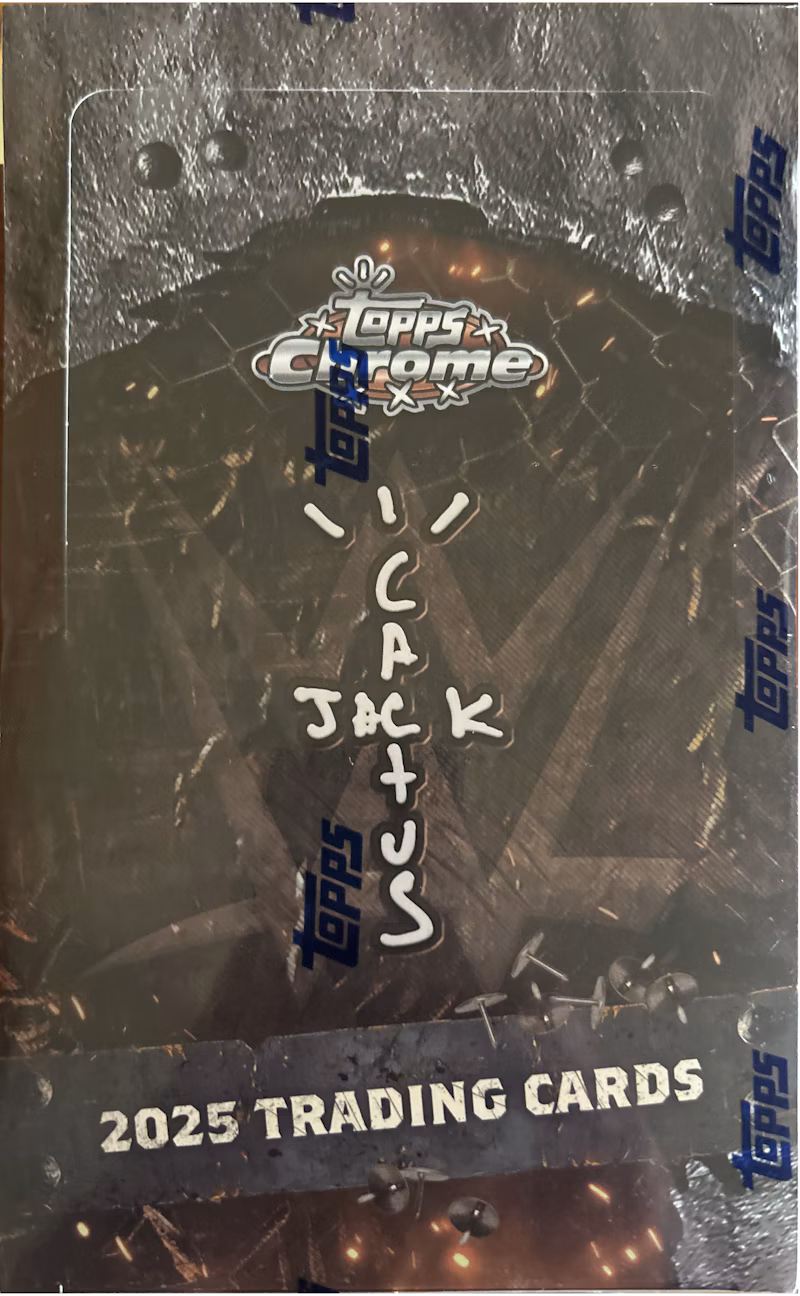 2025 Topps Chrome x Cactus Jack Travis Scott Edition WWE Wrestling Hobby Box