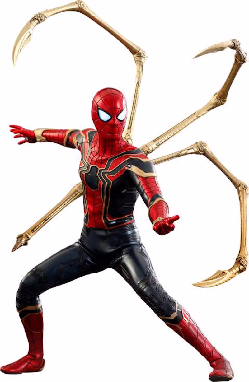Hot Toys Marvel Movie Masterpiece Iron Spider-Man Infinity War Collectible Figure
