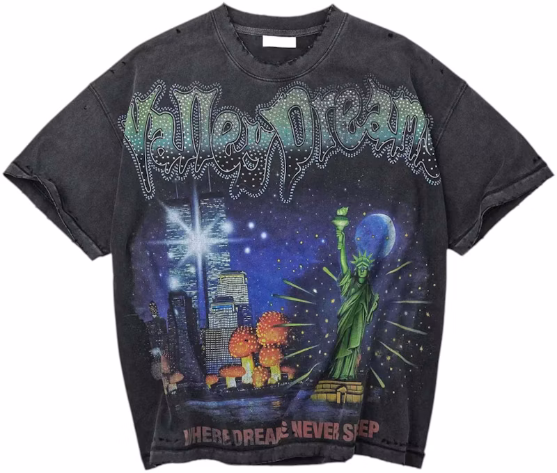 Vale Forever Skyline Bling Tee Black