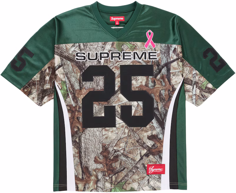 Supreme Breast Cancer Awareness Football Jersey Green