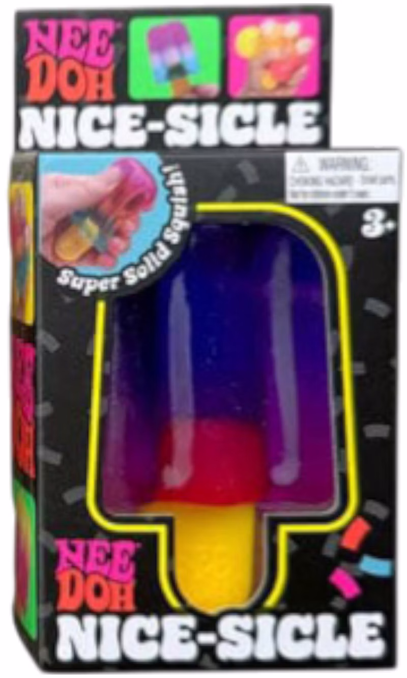 NeeDoh Nice-sicle Popsicle Squishy Fidget Toy Mullticolor