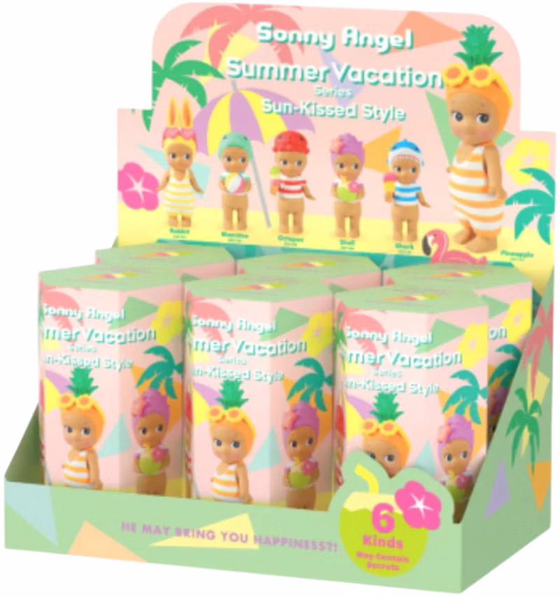 Sonny Angel Summer Vacation Series Sun-Kissed Style Sealed Case (6 Blind Box)