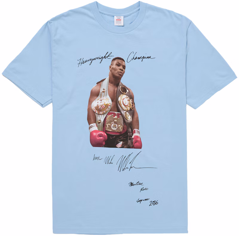 Supreme Martine Rose Champion Tee Light Blue