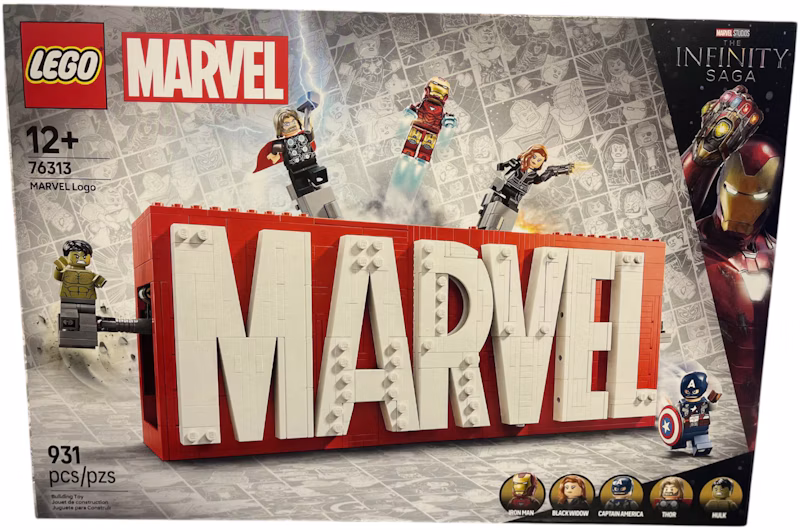 LEGO Marvel MARVEL Logo & Minifigures Set 76313