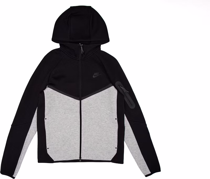 Nike Sportswear Tech Fleece Windrunner Hoodie Black/Dark Grey Heather/Black