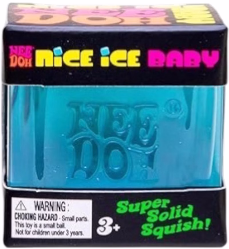 NeeDoh NeeDoh Nice Ice Baby Squishy Fidget Toy Blue