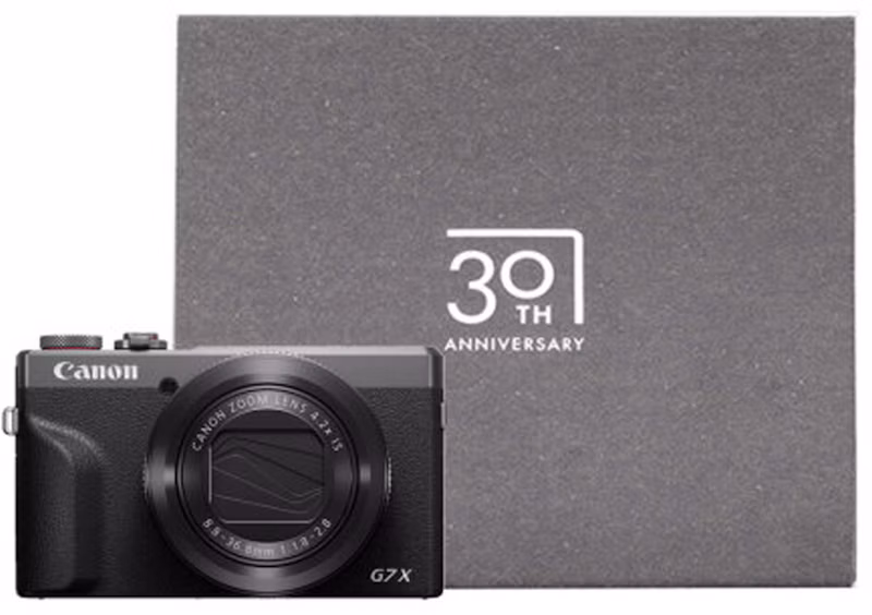 Canon PowerShot G7 X Mark III 30th Anniversary Limited Edition 7563C016 (US Plug) Graphite