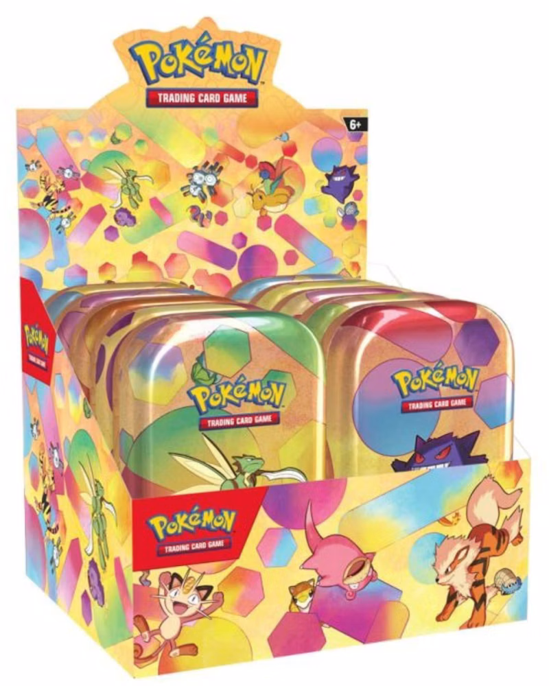 2023 Pokémon Scarlet & Violet 151 10 Tin Mini Display