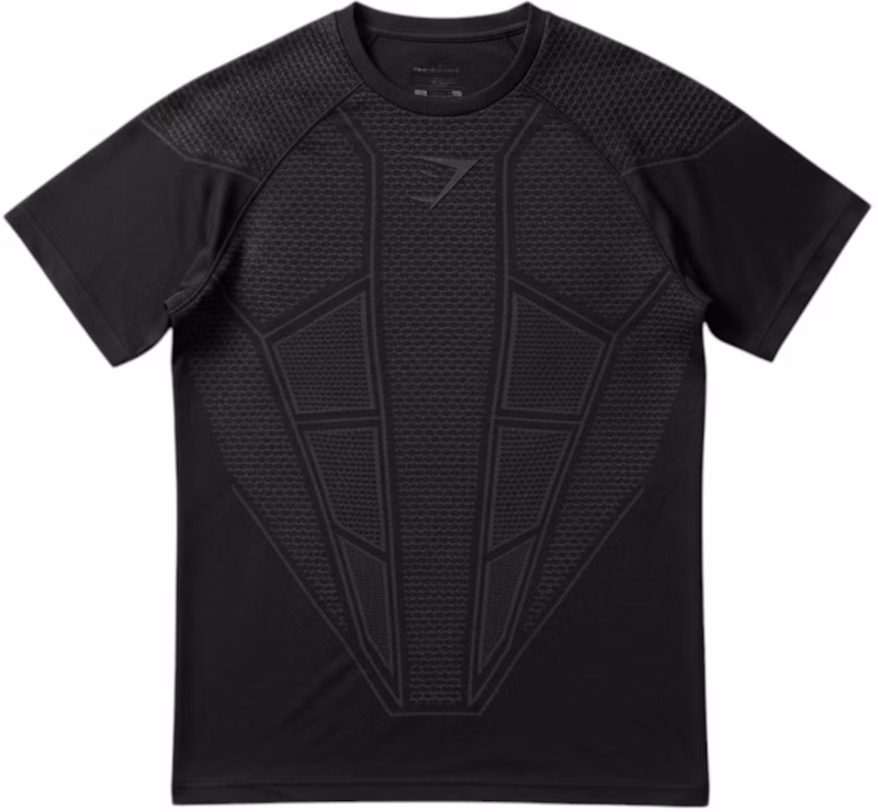 Gymshark Onyx V1 T-Shirt Black/Onyx Grey