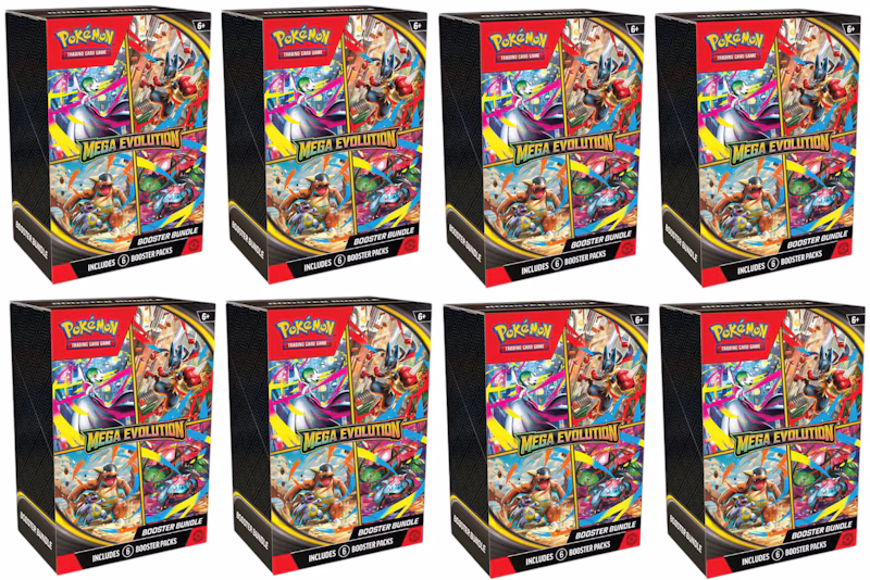 Pokémon Mega Evolution - Base Set Booster Bundle 8x Lot