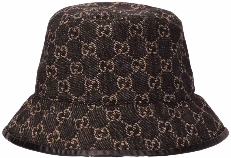 Gucci GG Denim Bucket Hat Black