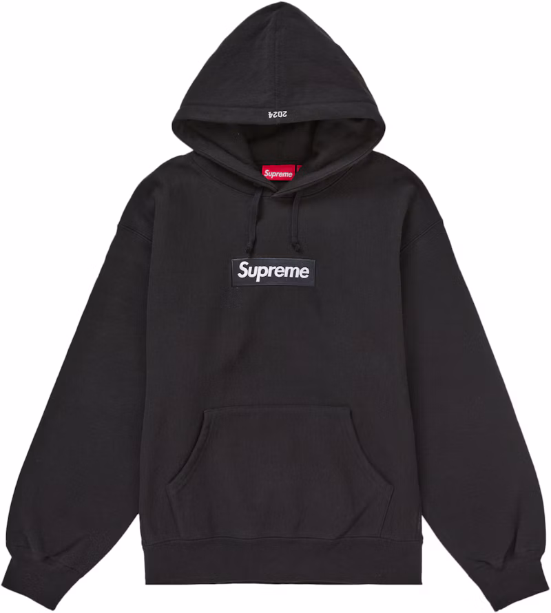 Supreme Box Logo Hooded Sweatshirt (FW24) Black