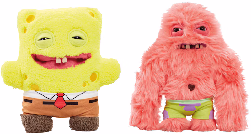 Fuggler Spongebob Squarepants - Spongebob & Patrick Plush Set
