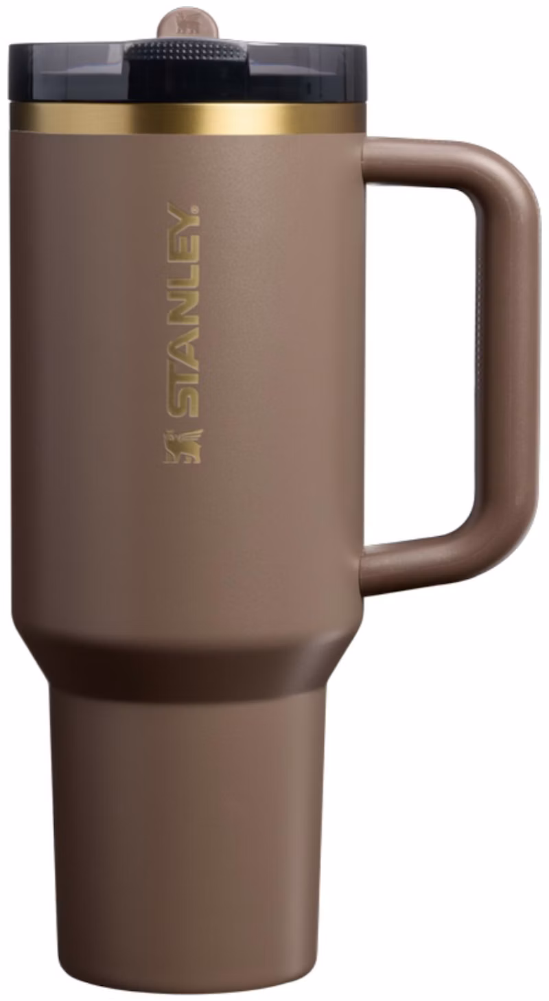 Stanley The Quencher ProTour Flip Straw 40oz Tumbler Espresso Gold